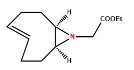 ethyl 2-1R,8S,E -9-azabicyclo[6.1.0] non-4-en-9-yl acetate